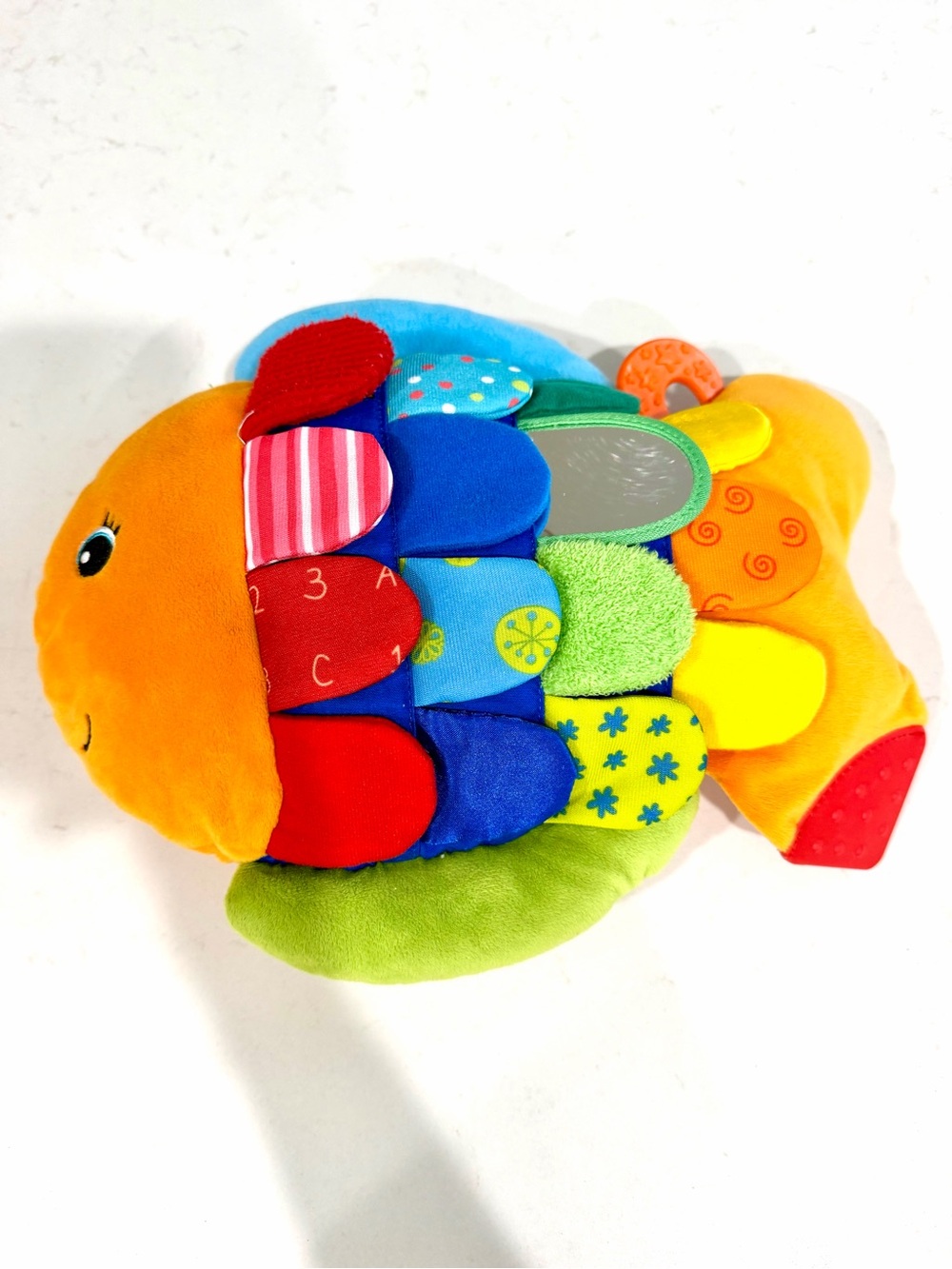 Melissa & Doug Kβs Kids, Flip Fish Stuffed Animal, Soft Baby, Multi-Texture